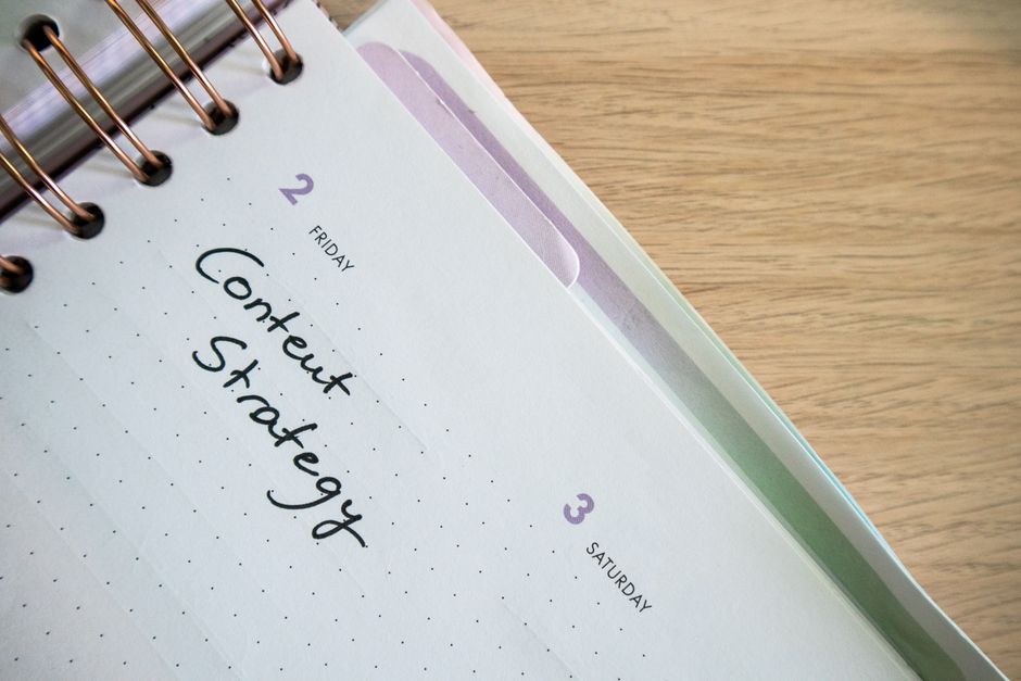 fitness trainer planning content calendar weekly schedule