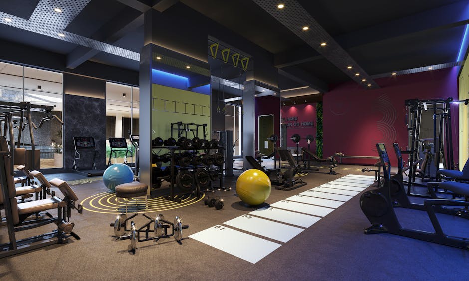 luxury hotel fitness center gym equipment
