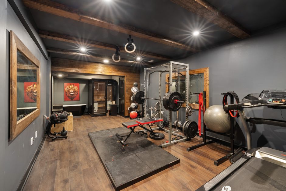 VIP luxury home gym expensive equipment