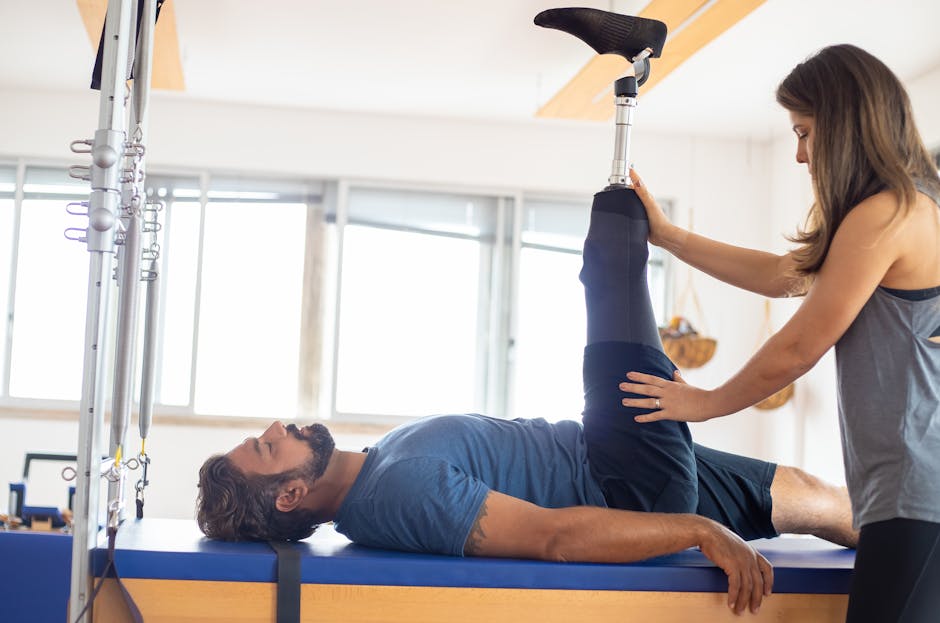 fitness rehabilitation training gym physiotherapy