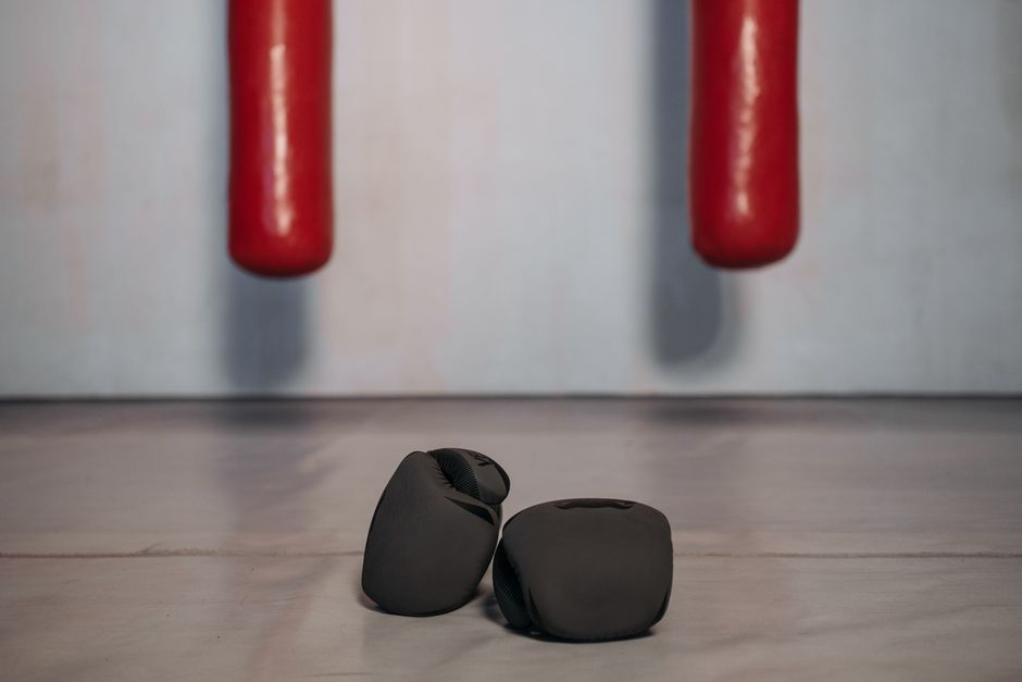 weak fitness studio empty gym floor