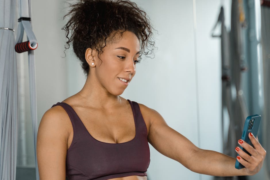 fitness trainer using AI technology mobile app gym automation