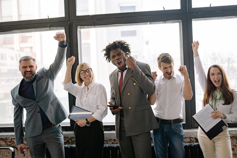 corporate fitness training group office employees