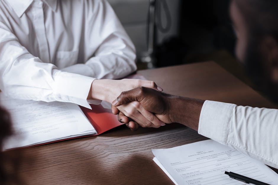 fitness contract signing business handshake gym